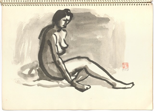 藏品:素描冊 (7)的(17)張圖片