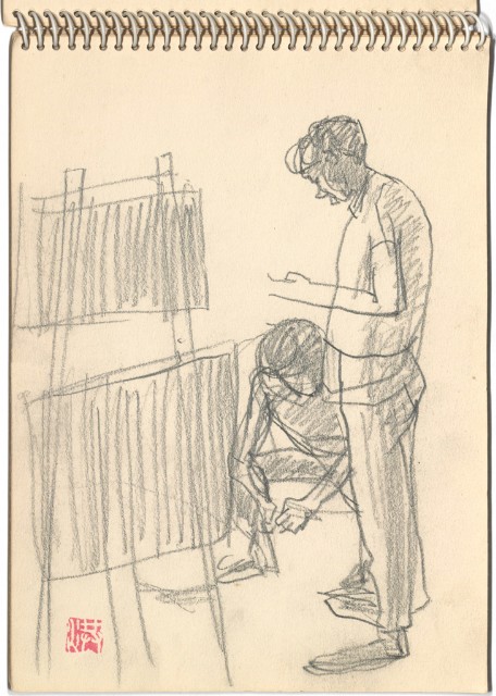 藏品:素描冊 (8)的(11)張圖片