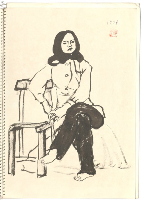 藏品:素描冊 (11)的(13)張圖片