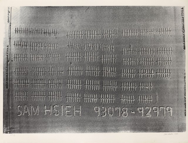 藏品:一年行為表演：1978-1979（版畫）的(1)張圖片