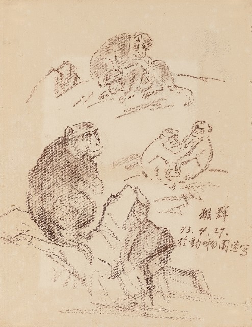 藏品:(1)Playful Monkey  (2)Troop of Monkeys的(2)張圖片