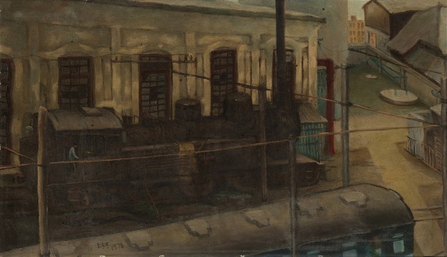 藏品:鐵路局台北機務段火車的(1)張圖片