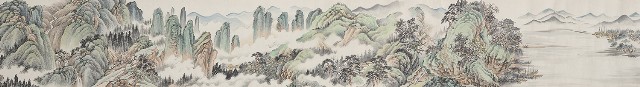 藏品:仿石谷重江疊嶂圖的(3)張圖片