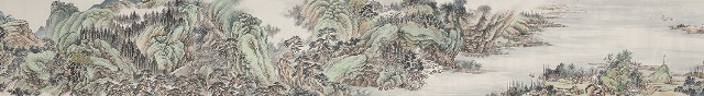 藏品:仿石谷重江疊嶂圖的(6)張圖片
