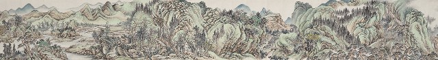 藏品:仿石谷重江疊嶂圖的(7)張圖片