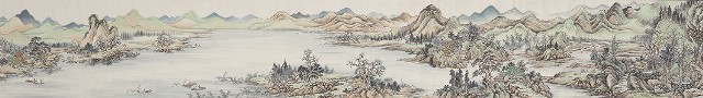 藏品:仿石谷重江疊嶂圖的(8)張圖片