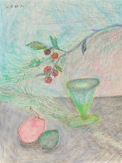 水果素描的焦點圖