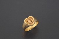 女孩福字金桃仔戒1藏品圖，第1張