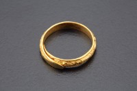 男用花仔金戒(花草戒)藏品圖，第1張