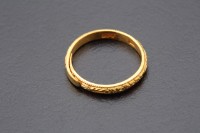 女用花仔金戒(花草戒)藏品圖，第1張