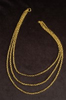 三層斗箍金項鍊藏品圖，第2張