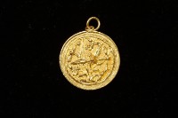 福字金平墜及鳳眼金鍊藏品圖，第3張