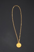 福字金平墜及鳳眼金鍊藏品圖，第5張