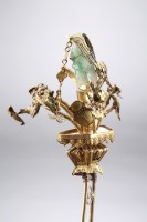 鑲玉步搖髮釵藏品圖，第4張