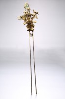 鑲玉步搖髮釵藏品圖，第5張