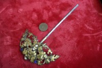 牡丹彩珠髮簪藏品圖，第3張