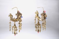 龍紋嵌珠耳環一對藏品圖，第3張