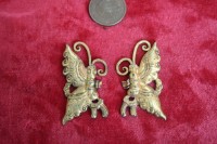 蝴蝶帽花一對藏品圖，第2張