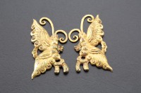 蝴蝶帽花一對藏品圖，第3張