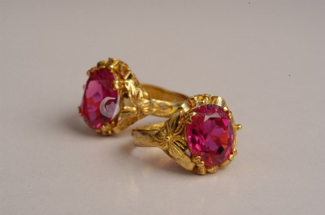 紅寶石金戒2只藏品圖，第4張