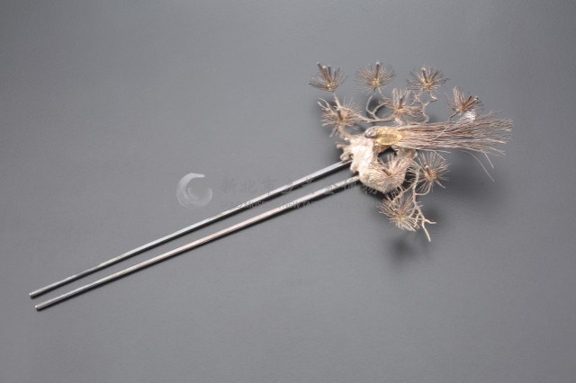 松柏壽龜髮釵1藏品圖，第1張