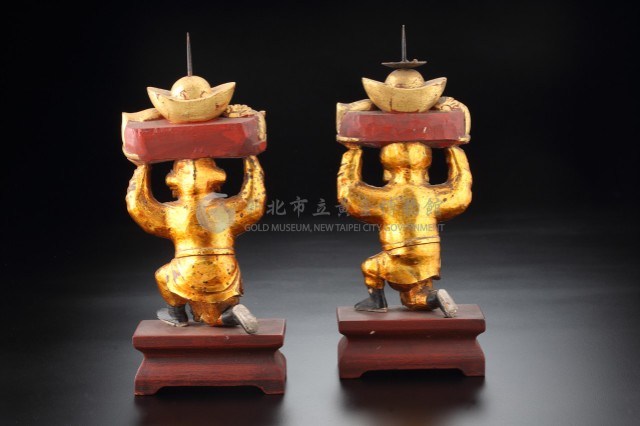 金元寶燭台藏品圖，第3張