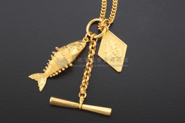 鯉魚懷錶金鍊藏品圖，第2張