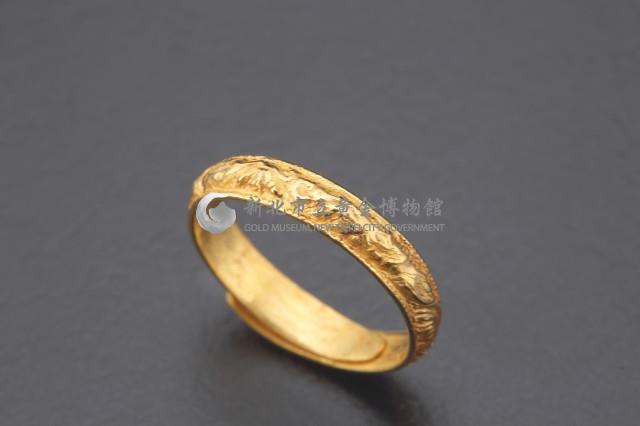 男用花仔金戒(花草戒)藏品圖，第2張