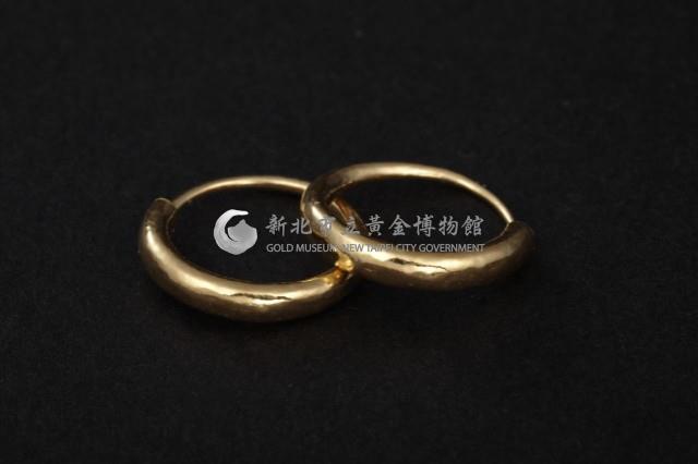 金耳環圈一對藏品圖，第3張