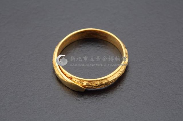 男用花仔金戒(花草戒)藏品圖，第1張
