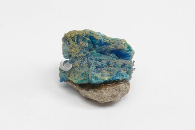 膽礬(chalcanthite)藏品圖，第1張