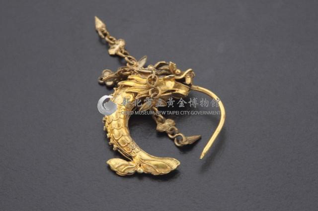 鰲魚旒蘇耳環左藏品圖，第1張