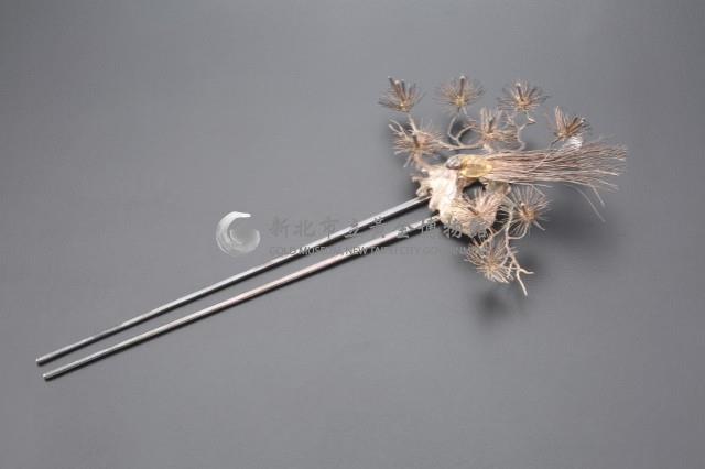 松柏壽龜髮釵1藏品圖，第1張