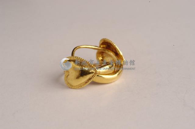 桃仔金耳環一對藏品圖，第4張