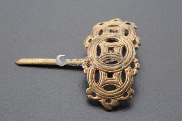 銅錢圖紋髮簪藏品圖，第4張