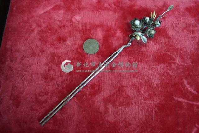 珍珠牡丹耳挖釵藏品圖，第4張