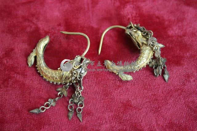 鰲魚旒蘇耳環藏品圖，第1張