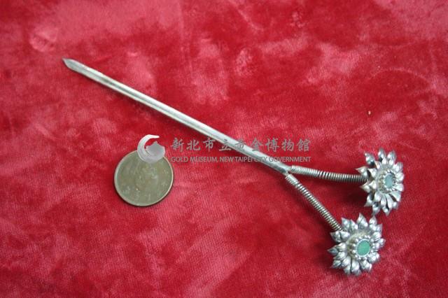 雙花步搖髮簪藏品圖，第1張