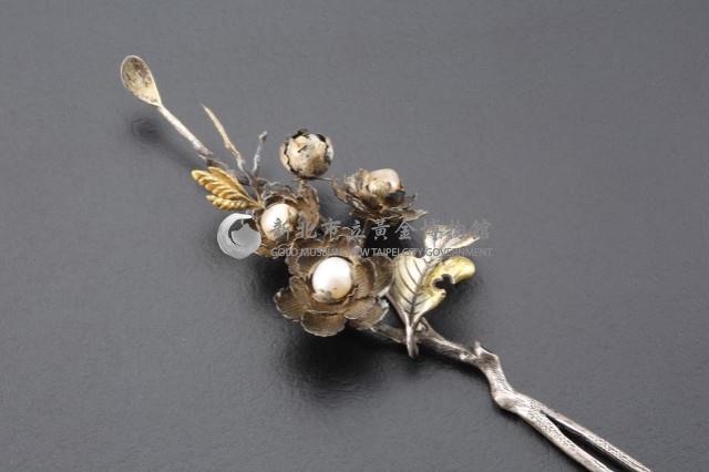 珍珠牡丹耳挖釵藏品圖，第7張