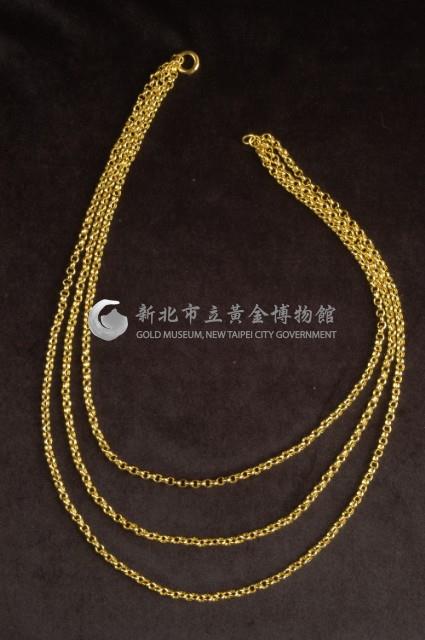 三層斗箍金項鍊藏品圖，第2張