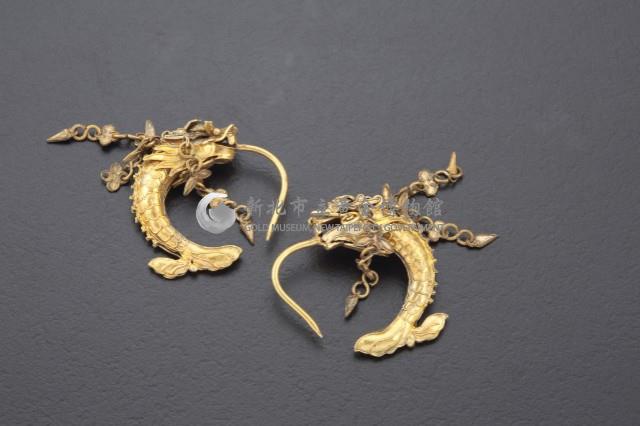鰲魚旒蘇耳環藏品圖，第2張