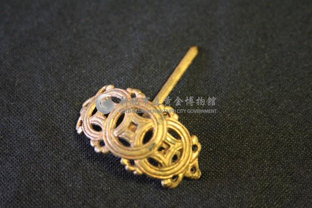 銅錢圖紋髮簪藏品圖，第2張