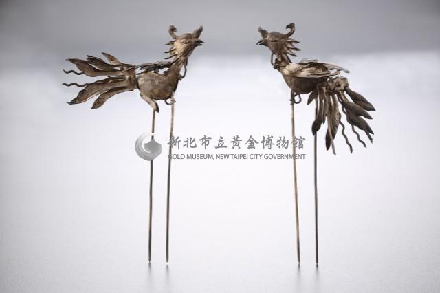 鳳凰髮釵一對藏品圖，第2張