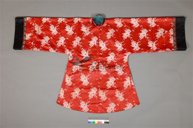 織金花囍字紋紅袍藏品圖，第1張