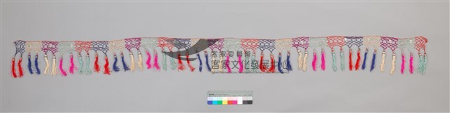 五彩結網流蘇藏品圖，第1張