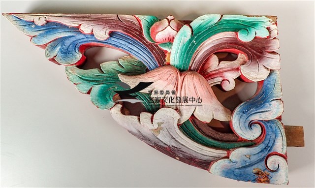 插角(公廳步口左架壽樑下)藏品圖，第1張