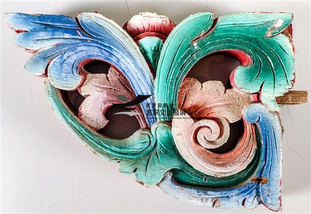 插角(公廳步口左架直出櫸右插角)藏品圖，第1張