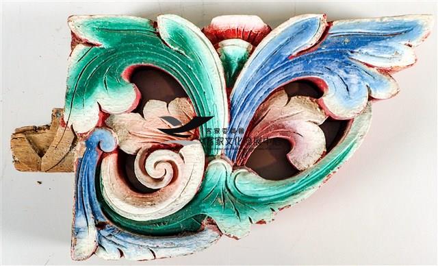 插角(公廳步口左架直出櫸左插角)藏品圖，第1張