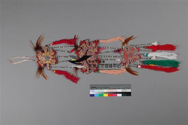 絲毛質地鴛鴦彩繡串珠掛飾   (鴛鴦彩繡掛飾)藏品圖，第4張