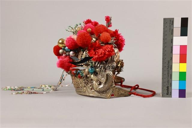 銀質鎏金鳳冠藏品圖，第2張